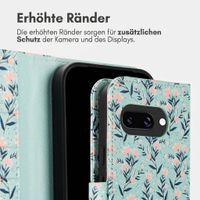 imoshion Design Klapphülle Google Pixel 9A - Blue Flowers