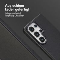 Accezz MagSafe Leather Backcover Samsung Galaxy S26 Ultra - Onyx Black