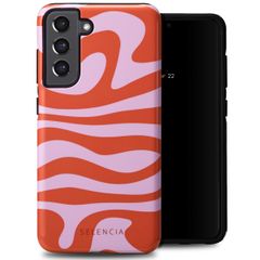 Selencia Vivid Back Cover Samsung Galaxy S21 FE - Dream Swirl Pink