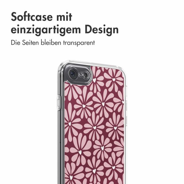 imoshion Design Hülle Apple iPhone SE (2022 / 2020) / 8 / 7 - Bloom Love Blush