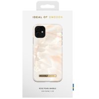 iDeal of Sweden Fashion Back Case Apple iPhone 11 - Rose Pearl Marble