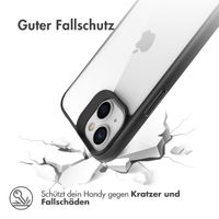 imoshion Rugged Hybrid Case für das Apple iPhone 14 Plus - Schwarz / Transparent