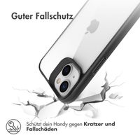 imoshion Rugged Hybrid Case für das iPhone 14 Plus - Schwarz / Transparent