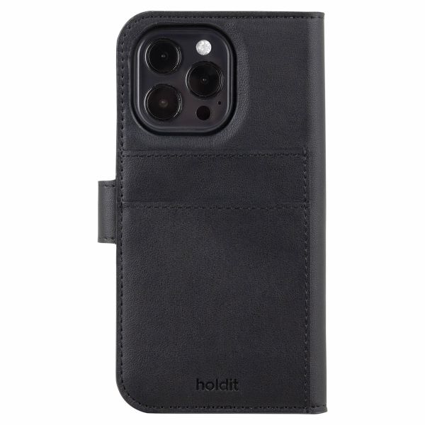 Holdit Wallet Case Magnet Plus für das iPhone 16 Pro - Schwarz