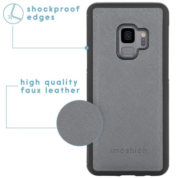imoshion Luxuriöse Portemonnaie-Klapphülle Samsung Galaxy S9 - Grau