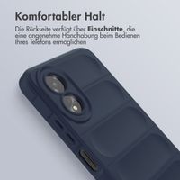 imoshion EasyGrip Back Cover für das Oppo A18 / Oppo A38 - Dunkelblau