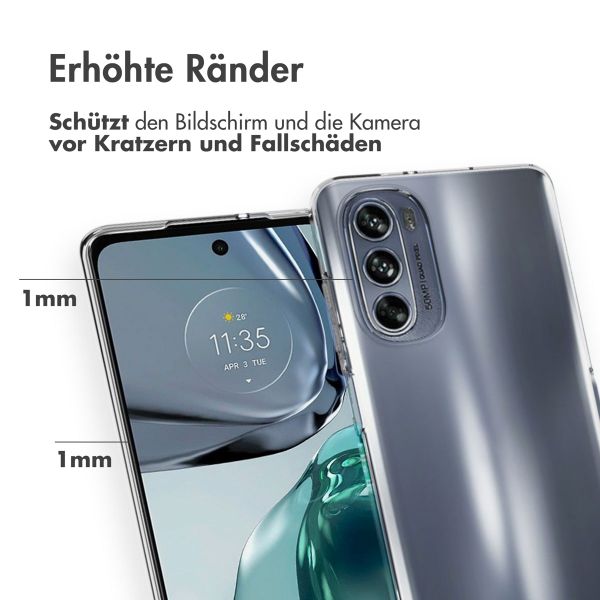 Accezz TPU Clear Cover für das Motorola Moto G62 - Transparent