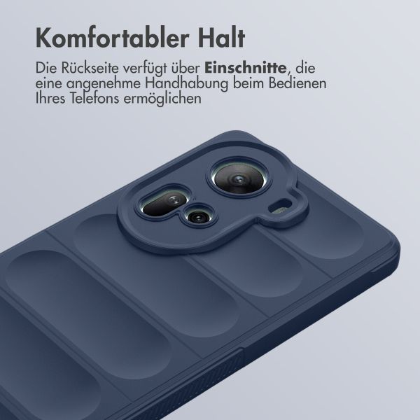 imoshion EasyGrip Back Cover für das Oppo Reno 11 - Dunkelblau