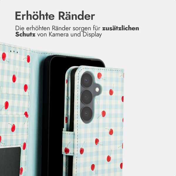 imoshion Design Klapphülle Samsung Galaxy S26 FE - Cherry Check