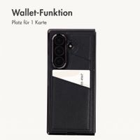 imoshion Kunstleder MagSafe Backcover mit Kartenfach Samsung Galaxy Z Fold 8 Ultra - Schwarz