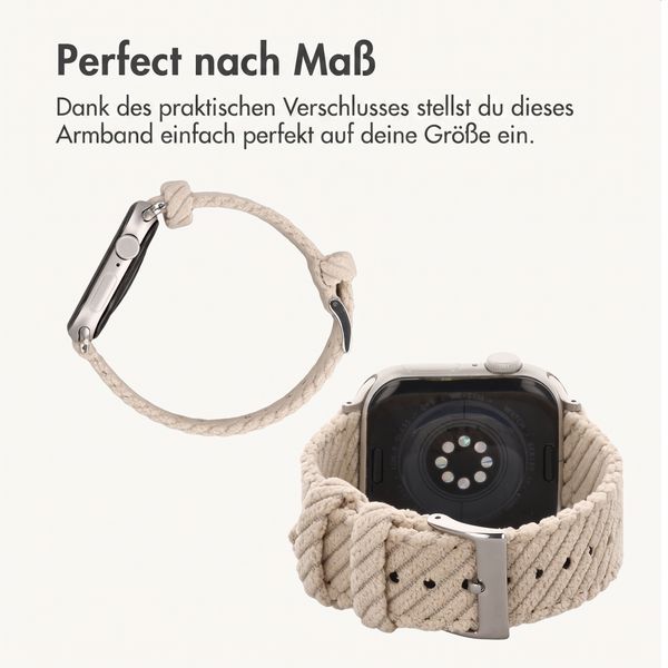 imoshion Corduroy-Band für Apple Watch | 38/40/41/42 mm - Beige