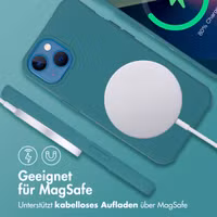 imoshion Color Backcover mit abnehmbarem Handykette und MagSafe Apple iPhone 13 - Dunkelgrün
