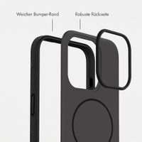 imoshion Color Backcover mit Thin MagSafe Ring Apple iPhone 15 Pro - Schwarz