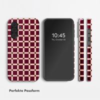 Selencia Vivid Back Cover Samsung Galaxy A36 / A56 - Check This Burgundy
