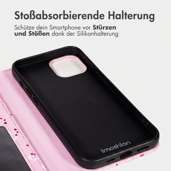 imoshion Design Klapphülle Apple iPhone 15 - Blush Berries