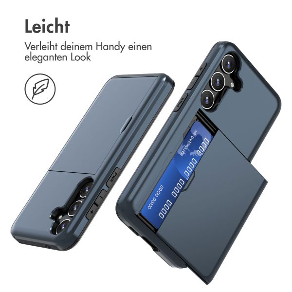 imoshion Backcover mit Kartenfach Samsung Galaxy S24 Plus - Dunkelblau