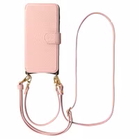 Selencia Riva Bookcase mit MagSafe und Handgelenkband Samsung Galaxy A57 (5G) - Old Pink