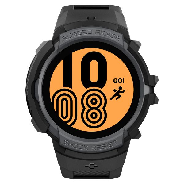 Spigen Rugged Armor™ Pro Case für die Samsung Galaxy Watch 4 / 5 - 44 mm - Charcoal Gray