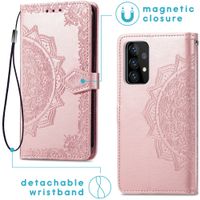 imoshion Mandala Klapphülle Samsung Galaxy A52(s) (5G/4G) - Rosé gold