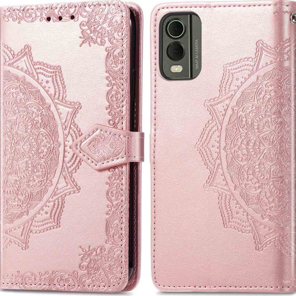 imoshion Mandala Klapphülle für das Nokia C32 - Rose Gold