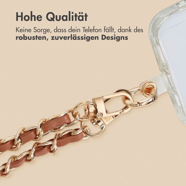 imoshion PU Leder Handyketten Set – Braun