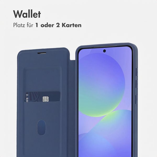 imoshion Transparente Bookcase mit MagSafe Samsung Galaxy A37 (5G) - Blau