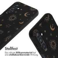 imoshion Silikonhülle design mit Band für das Samsung Galaxy A25 (5G) - Sky Black