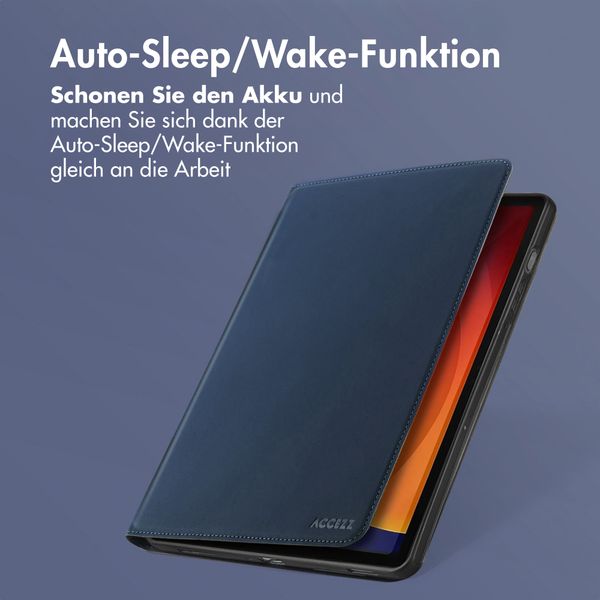 Accezz Classic Klapphülle Samsung Galaxy Tab S10 Ultra / Tab S9 Ultra - Dunkelblau