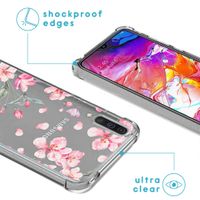 imoshion Design Hülle mit Band Samsung Galaxy A70 - Blossom Watercolor