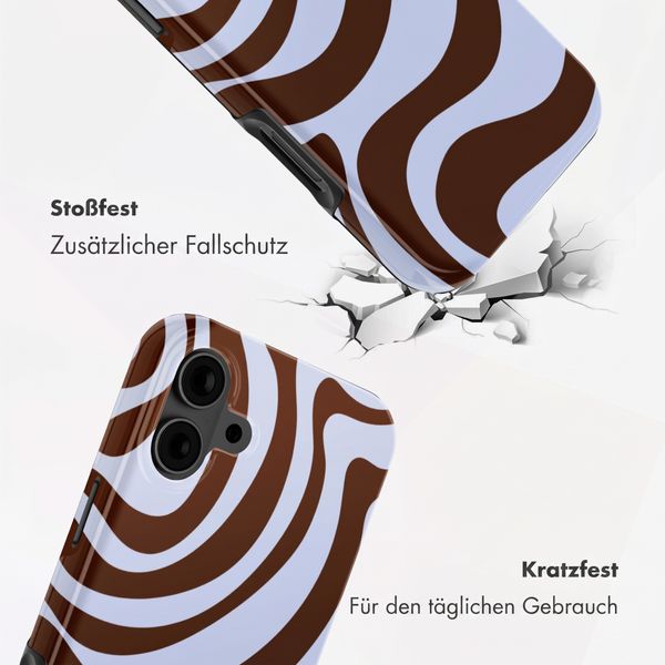 Selencia Vivid Back Cover Apple iPhone 16 - Dream Swirl Chocolate