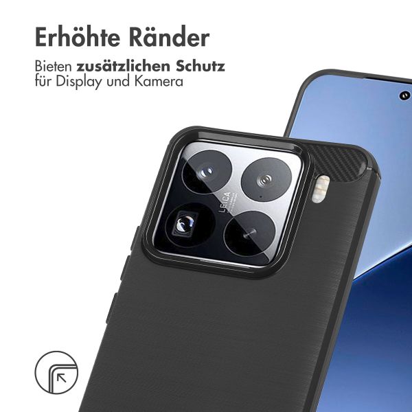 imoshion Brushed Back Cover für das Xiaomi 15 Pro - Schwarz