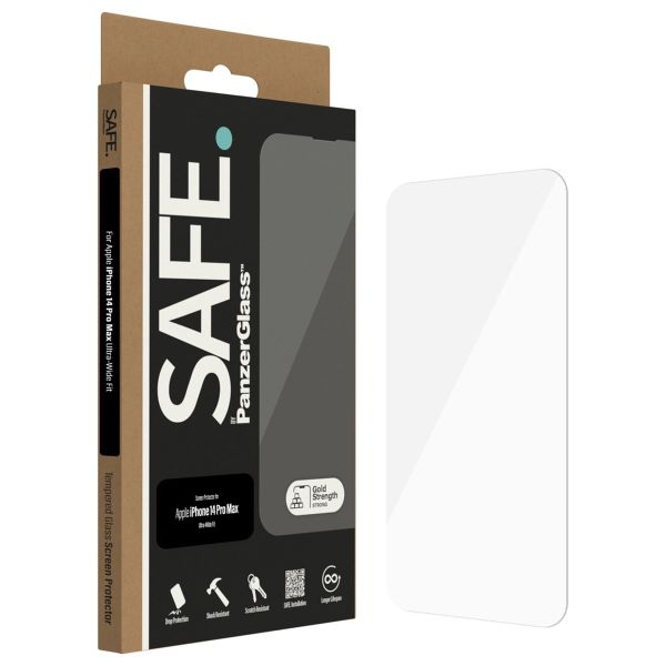 SAFE by PanzerGlass Ultra-Wide Fit Displayschutz für das Apple iPhone 14 Pro Max
