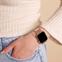 imoshion Mailändische Magnetarmband für Apple Watch | 44/45/46/49 mm - Rose Gold