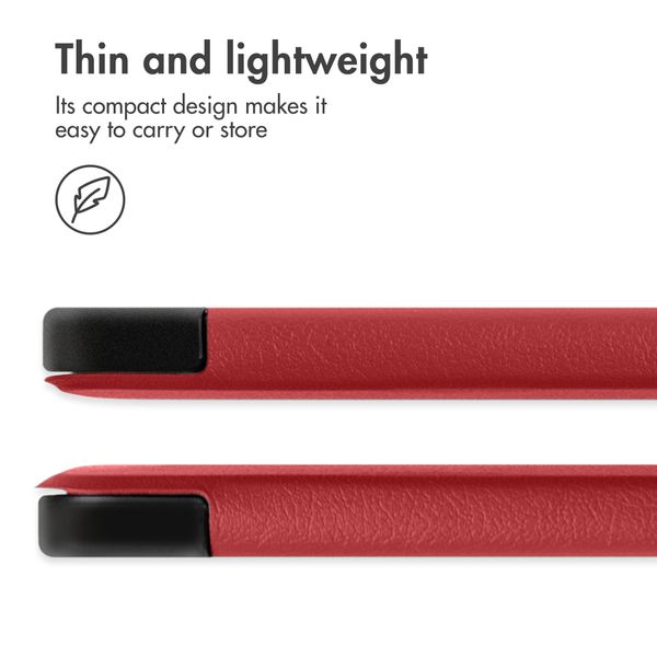 imoshion Trifold Klapphülle Samsung Galaxy Tab A11 Plus - Rot