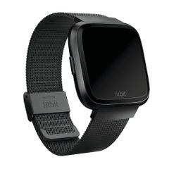 Fitbit Metal Mesh Armband für Fitbit Versa / Versa 2 / Versa Lite - Schwarz