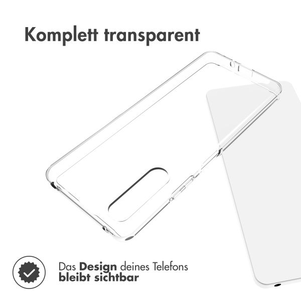 Accezz TPU Clear Cover für das Sony Xperia 10 IV - Transparent