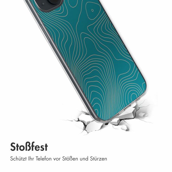 imoshion Design Hülle iPhone 14 - Topo Turquoise