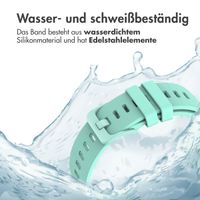 imoshion Sport-Silikonarmband mit Schnalle - Universelle 22 mm Anschluss - Mintgrün