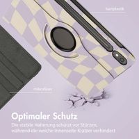 imoshion 360° drehbare Design Klapphülle für das Samsung Galaxy Tab S9 11.0 Zoll - Dancing Cubes