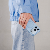 imoshion Color Backcover mit Thin MagSafe Ring Apple iPhone 18 Pro / 17 Pro - Hellblau
