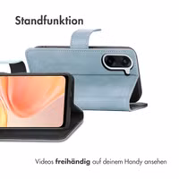 imoshion Luxuriöse Klapphülle OnePlus Nord CE5 - Hellblau