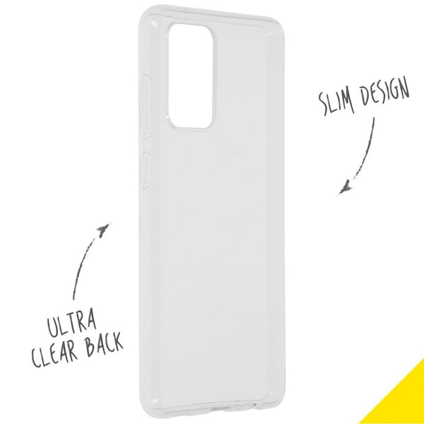 Accezz Clear TPU Backcover Samsung Galaxy A72 - Transparent