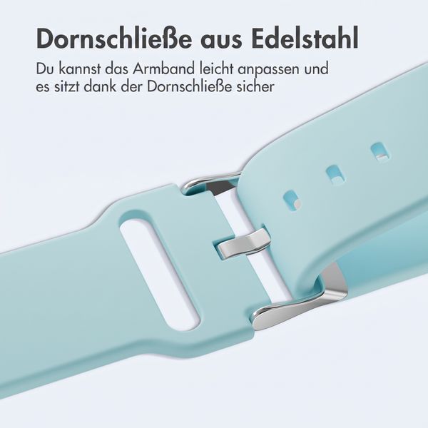 imoshion AirTag Kinderarmband - Halter für Apple AirTag - One Size - Denim Blue