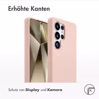 Accezz Liquid Silikoncase mit MagSafe Samsung Galaxy S25 Ultra - Rosa