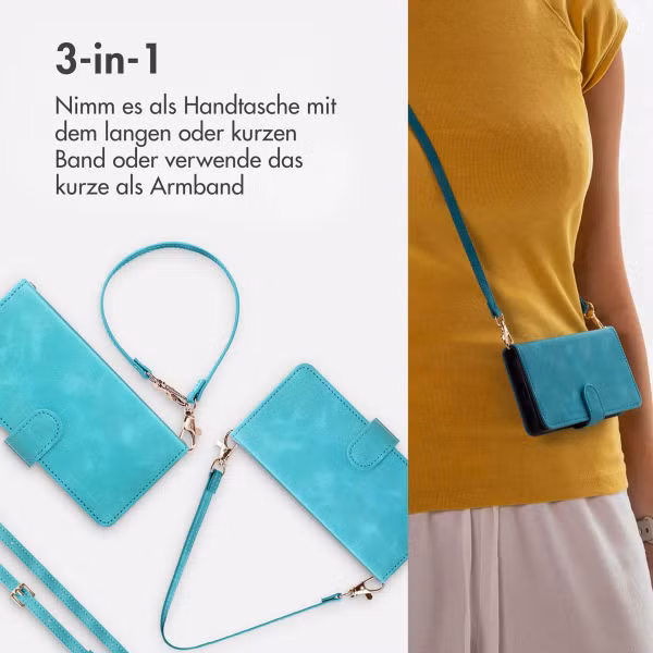 imoshion Klapphülle mit Kordel Apple iPhone 17 - Türkis