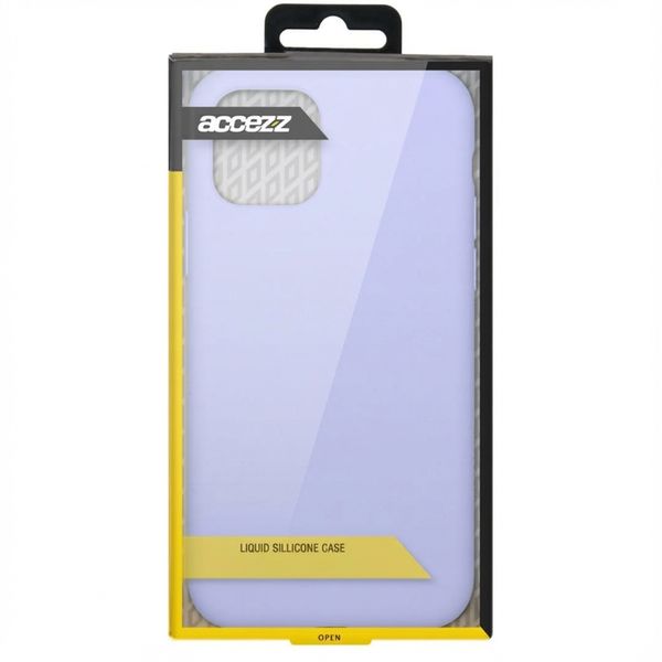 Accezz Liquid Silikoncase Apple iPhone 11 Pro - Violett