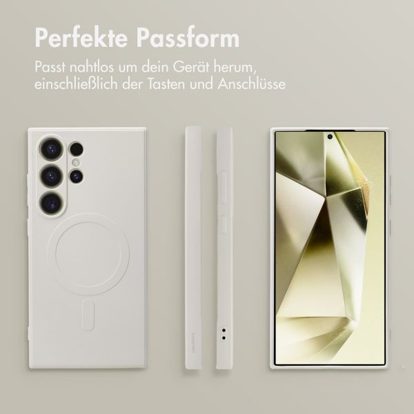 imoshion Color Back Cover mit MagSafe Samsung Galaxy S24 Ultra - Beige