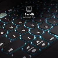 ZAGG Pro Keys 2 QWERTZ keyboard Klapphülle für das iPad Pro 11 (2025) M5 / (2024) M4 - Schwarz