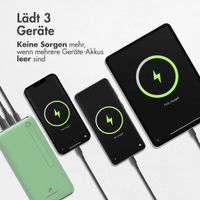 imoshion Powerbank - 27.000 mAh - Schnelles Aufladen und Power Delivery - Grün