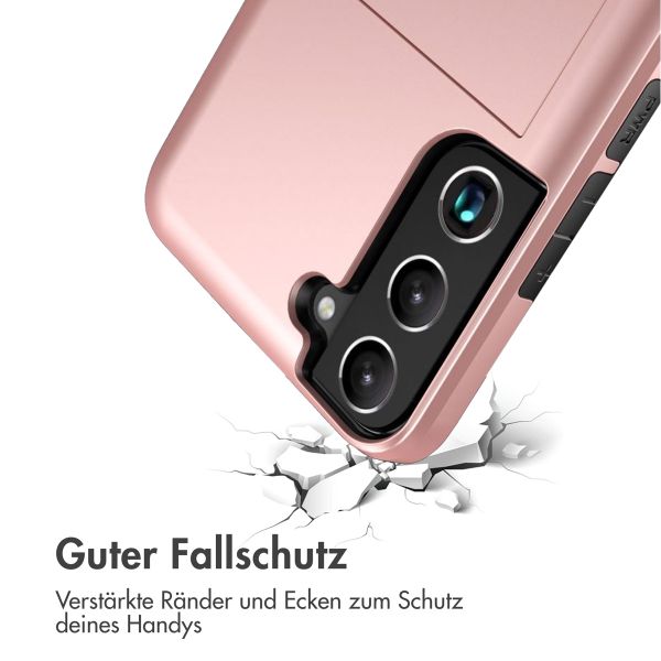 imoshion Backcover mit Kartenfach Samsung Galaxy S22 - Rosé gold